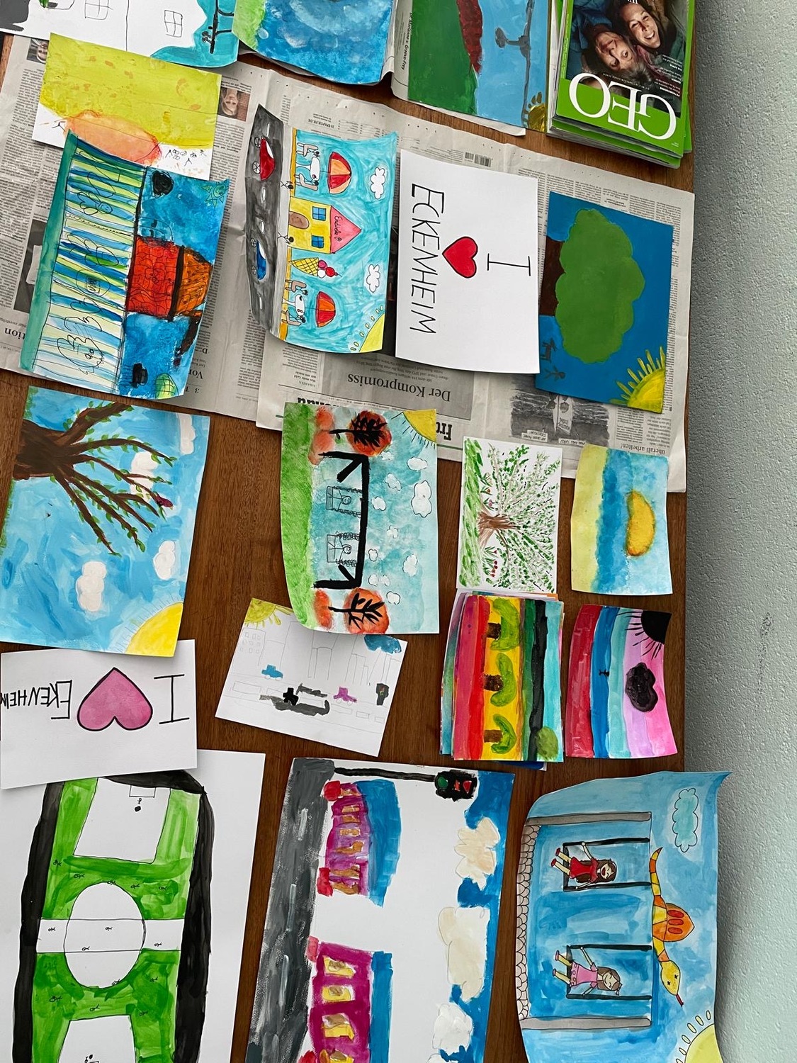 Wir lieben Eckenheim - Kunstwerke aus den Workshops