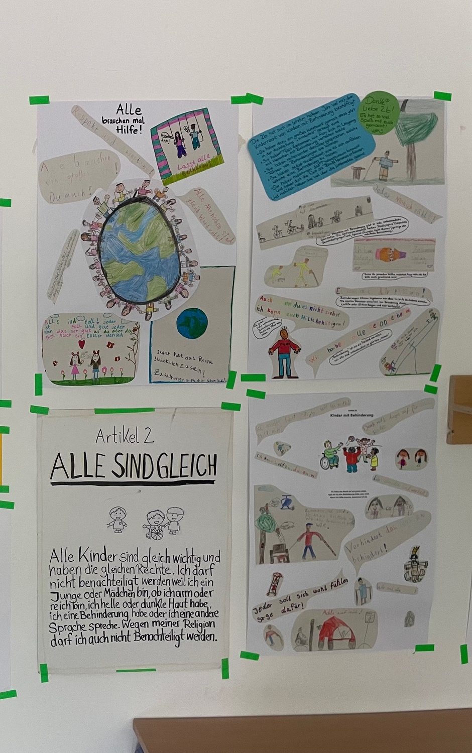 Plakate für die Mitmach-Ausstellung
