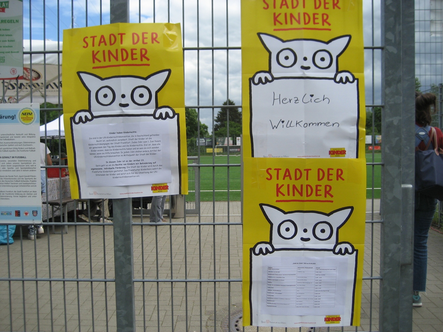 Eingang Stadt der Kinder in Nied 2024