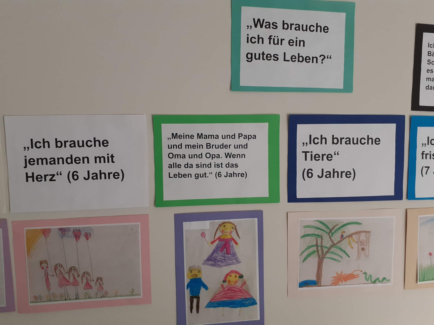 Ausstellung "Was brauche ich für ein gutes Leben?"