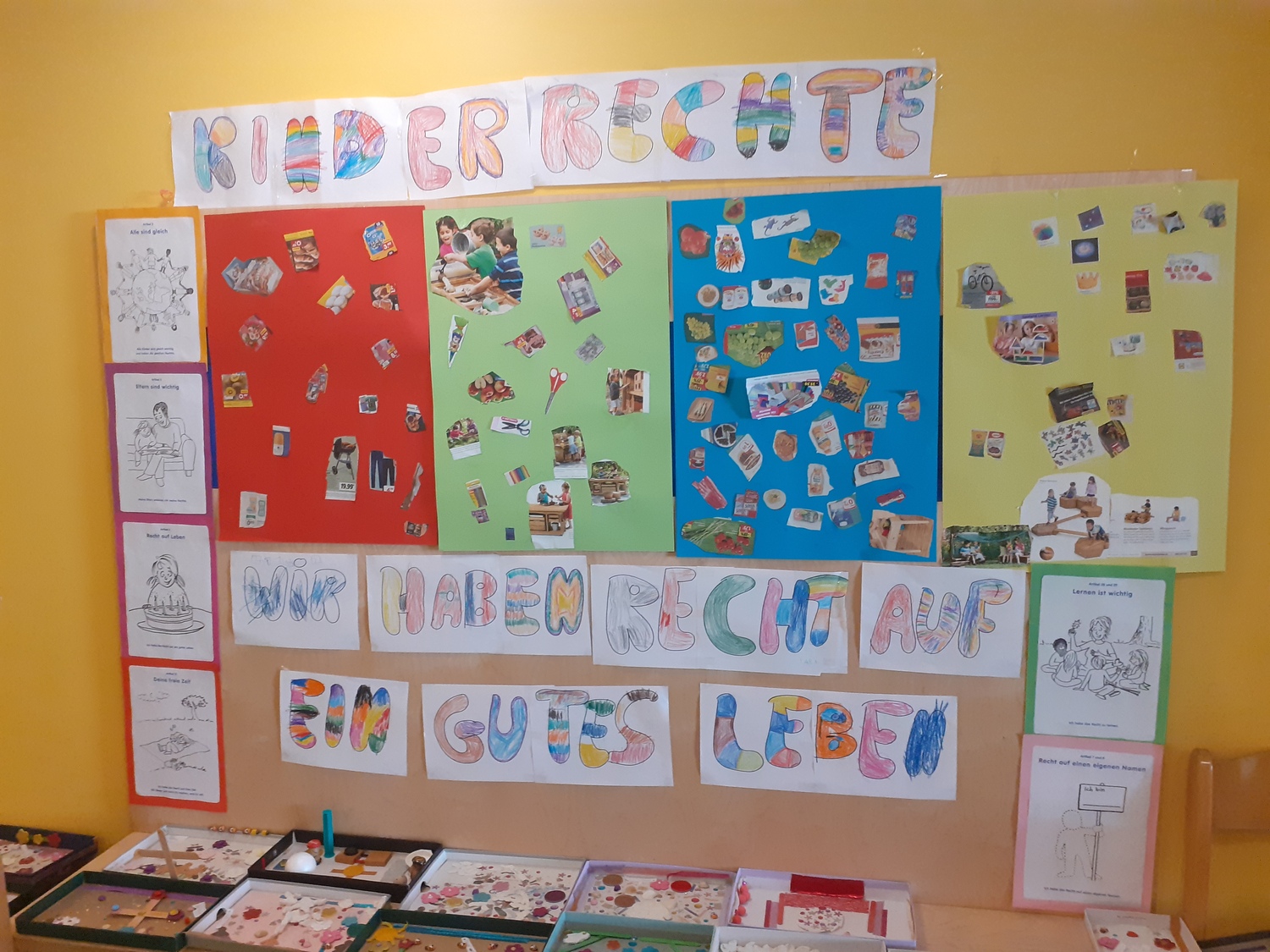 Vorschulprojekt "Was brauche ich für ein gutes Leben?"